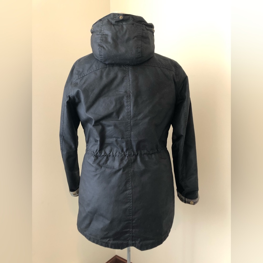 SOLD Barbour Kelsall Waxed Cotton Jacket US6/UK10 - Picture 5 of 11